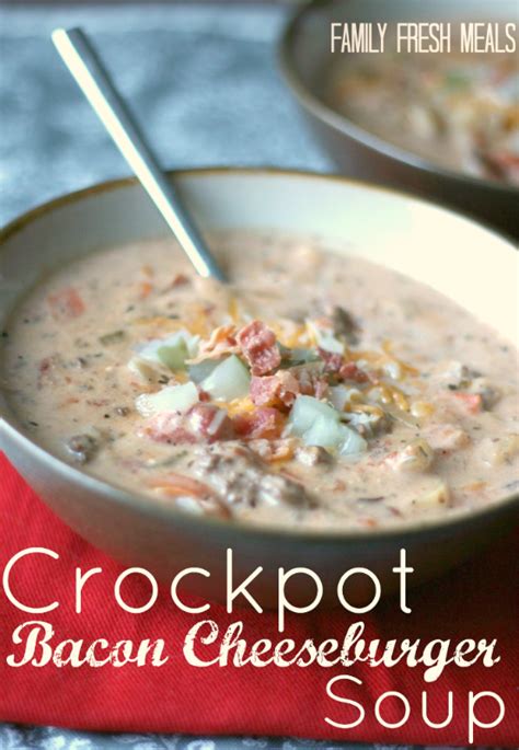 crockpot-bacon-cheeseburger-soup-family-fresh-meals image