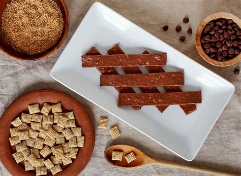 chocolate-sesame-crunch-bars-recipe-recipe-pinterest image