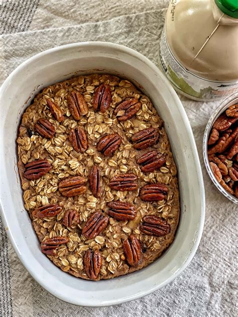pecan-pie-baked-oatmeal-sweet-savory-and-steph image