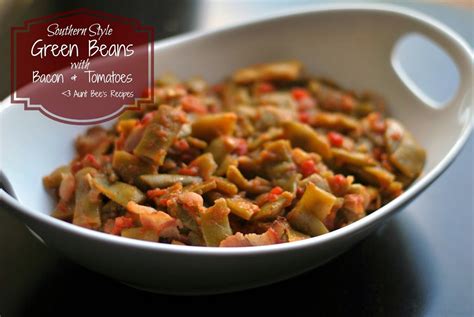southern-style-green-beans-with-tomatoes-bacon image