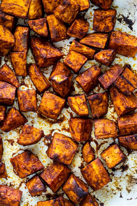 curry-roasted-sweet-potatoes-simply-delicious image