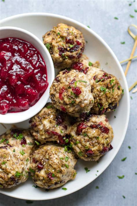 turkey-and-stuffing-meatballs-marisa-moore-nutrition image
