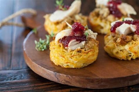 pasta-nests-with-a-bite-of-thanksgiving-steamy image