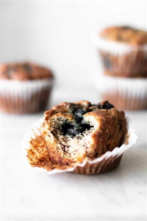 blueberry-banana-almond-flour-muffins-nourished-by image