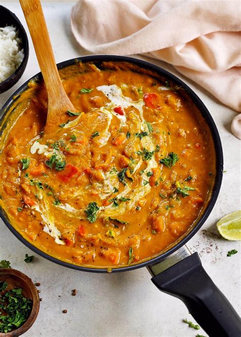 indian-pumpkin-curry-one-pot-recipe-elavegan image