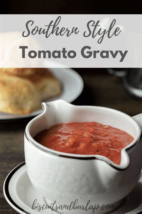 easy-tomato-gravy-biscuits-burlap image