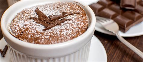 souffl-au-chocolat-traditional-chocolate-dessert image