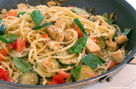 chicken-linguine-recipe-with-a-light-sauce-everyday image