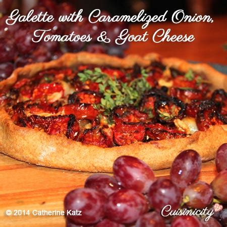 galette-with-caramelized-onions-tomatoes-goat image