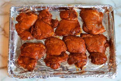 broiled-spicy-chicken-thighs-with-sweet-tangy-honey image