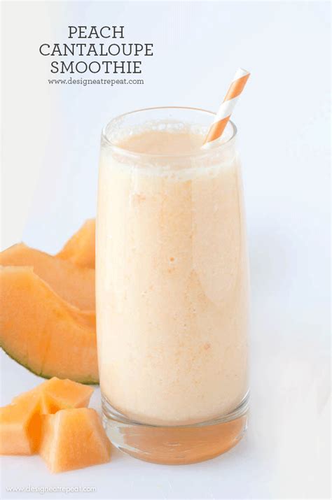 single-serving-peach-cantaloupe-smoothie-design-eat image