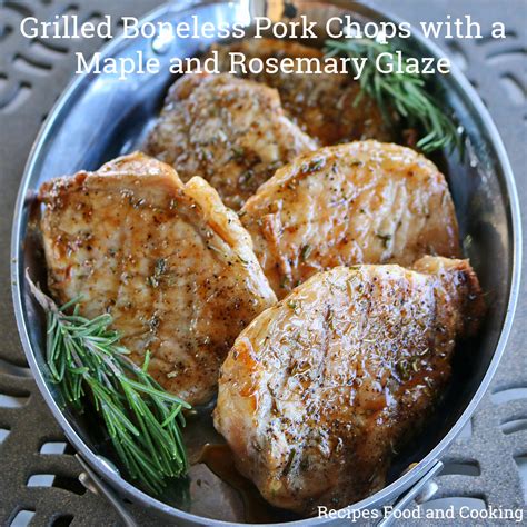 grilled-boneless-pork-chops-with-maple-and-rosemary image