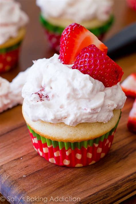 strawberry-shortcake-cupcakes-sallys-baking-addiction image