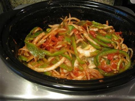crockpot-sausage-and-peppers-everydaymaven image