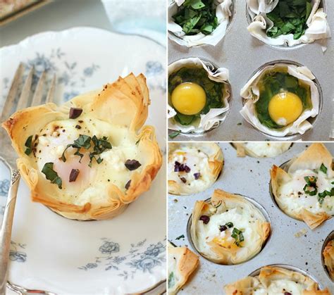 spinach-and-egg-baked-phyllo-cups-delightful-mom image