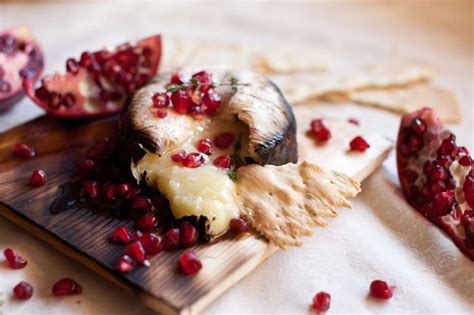 cedar-planked-camembert-with-pomegranate image