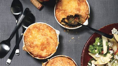 mushroom-and-lentil-pot-pies-with-gouda-biscuit image