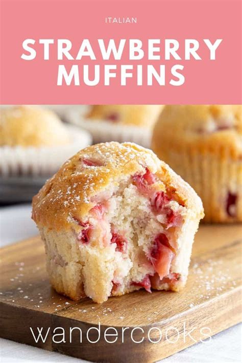 strawberry-muffin-recipe-wandercooks image
