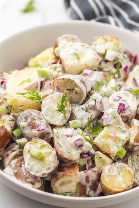 creamy-dill-red-potato-salad-recipe-little-sunny-kitchen image
