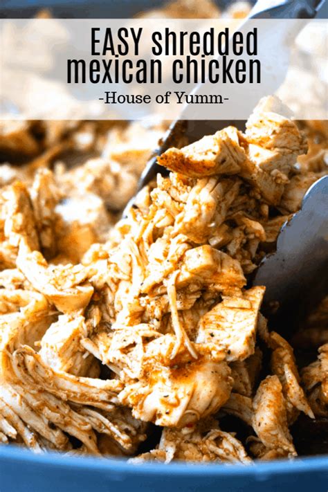 easy-shredded-mexican-chicken-house-of-yumm image