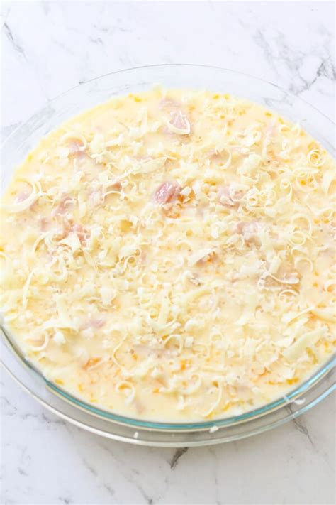 impossible-quiche-crustless-ham-and-cheese-quiche image