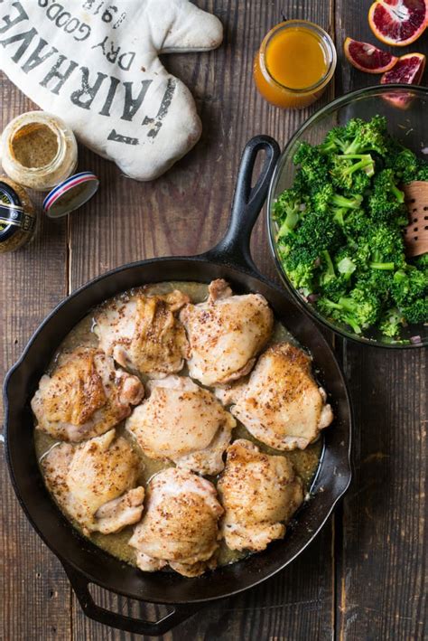 recipe-skillet-maple-mustard-chicken-and-broccoli image