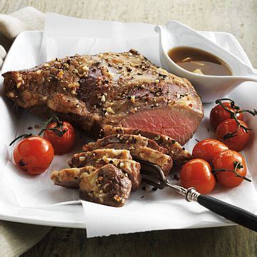 pepper-crusted-tri-tip-roast-with-garlic-sherry-sauce image