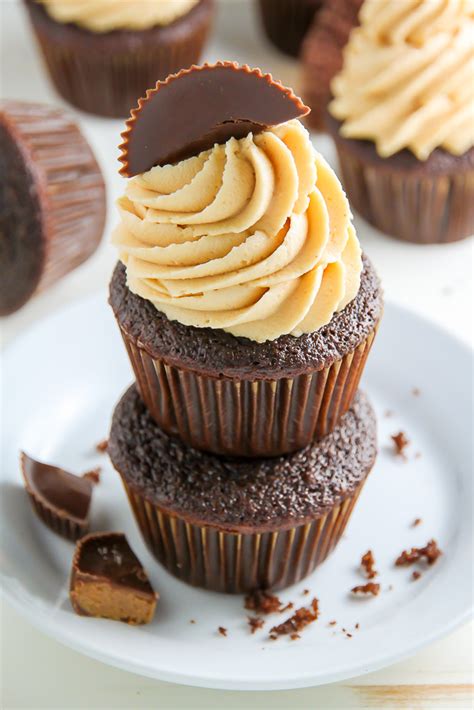 ultimate-chocolate-peanut-butter-cupcakes-baker-by-nature image