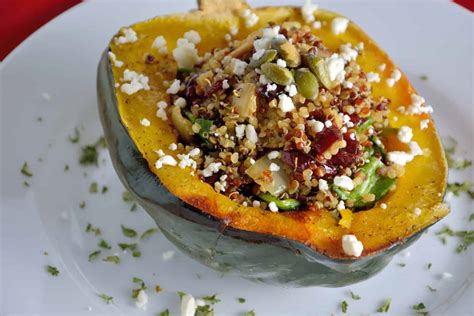 easy-quinoa-stuffed-acorn-squash-best-fall-dinner image