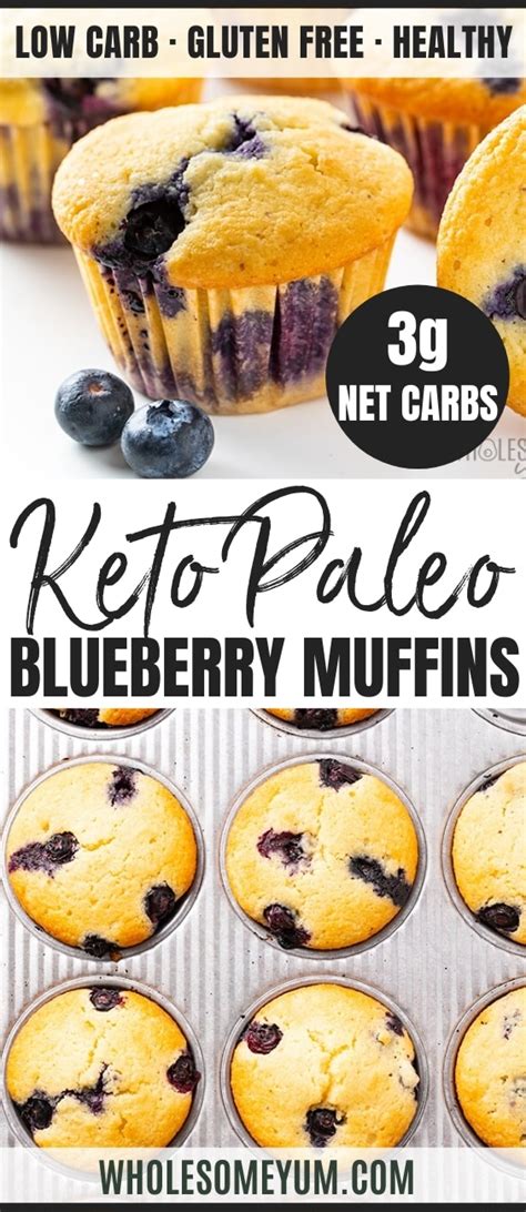 low-carb-keto-blueberry-muffins-with-almond-flour image