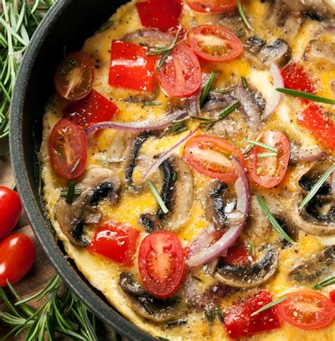 easy-tomato-and-mushroom-omelette-recipe-recipesnet image