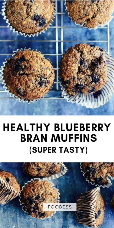 best-ever-healthy-blueberry-bran-muffins-foodess image