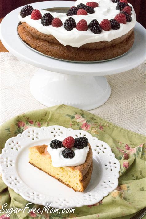 sugar-free-low-carb-sponge-cake-keto-gluten-free image