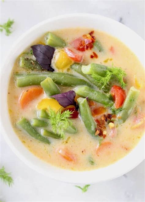 green-string-bean-soup-recipe-vegan-veggie-society image