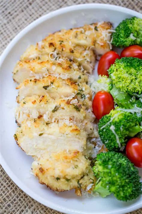 baked-breaded-chicken-with-lemon-and-parmesan image