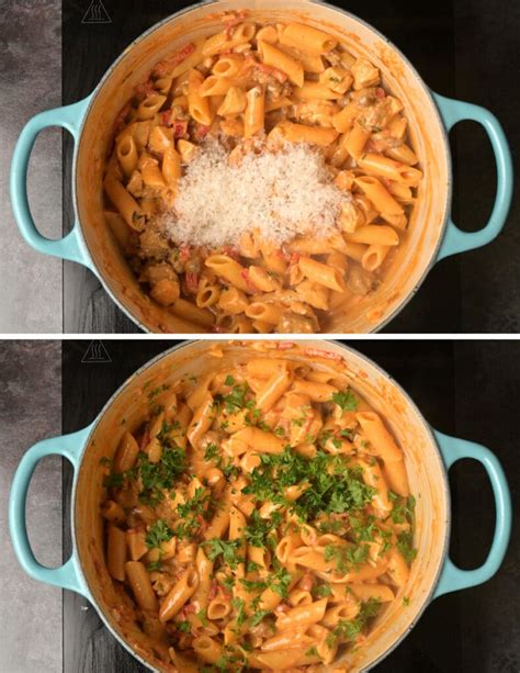 creamy-chicken-and-sausage-pasta-skinny-spatula image