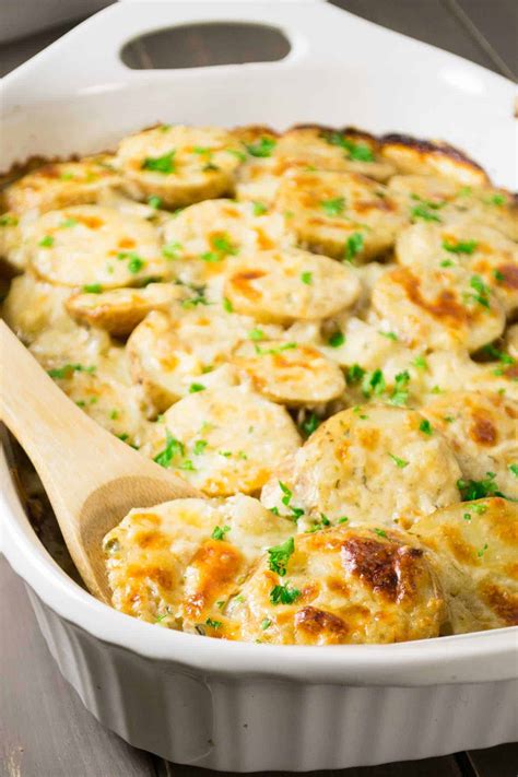 parmesan-and-white-cheddar-scalloped-potatoes image