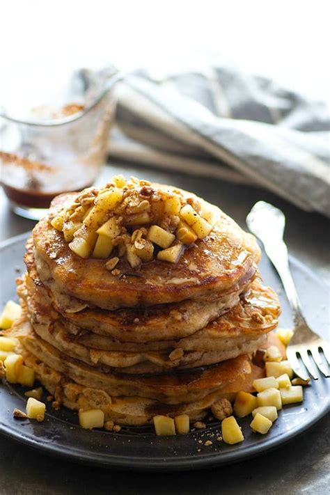 streusel-apple-cinnamon-pancakes-with-spiced-maple image