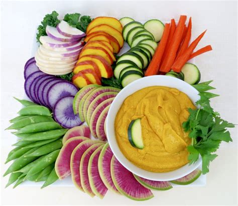 curried-red-bean-dip-with-veggies-janes-healthy image