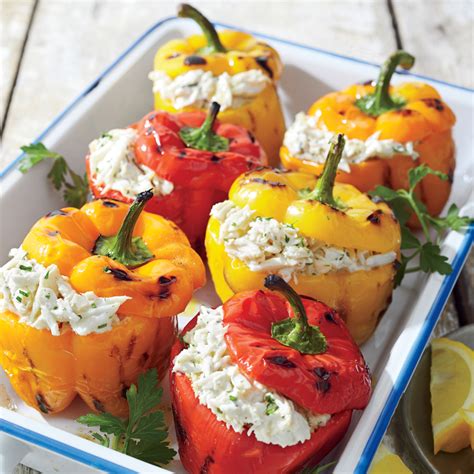 crab-stuffed-grilled-bell-peppers-recipe-myrecipes image