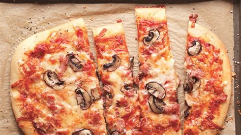 three-cheese-pizza-with-pancetta-and-mushrooms image