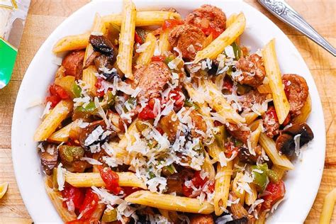 italian-sausage-pasta-with-vegetables-julias-album image