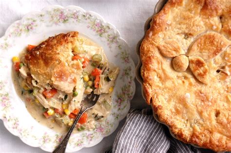 deep-dish-leftover-turkey-pot-pie-unpeeled-journal image