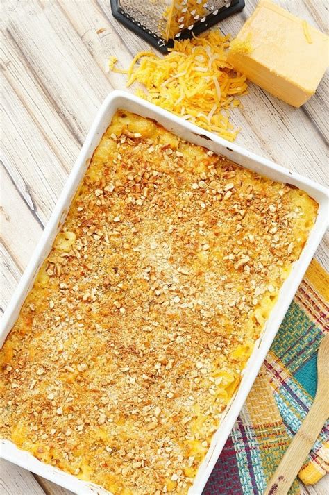 baked-macaroni-and-cheese-yellow-bliss-road image