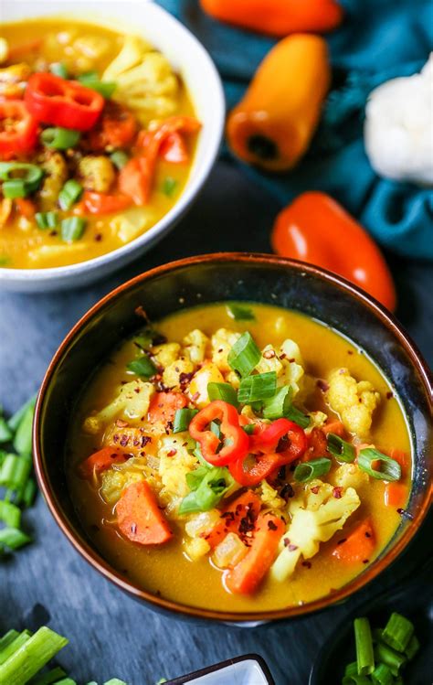 vegetable-coconut-curry-soup-vegan-paleo-the image