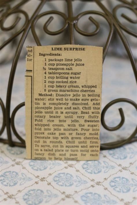lime-surprise-vintage-recipe-project image