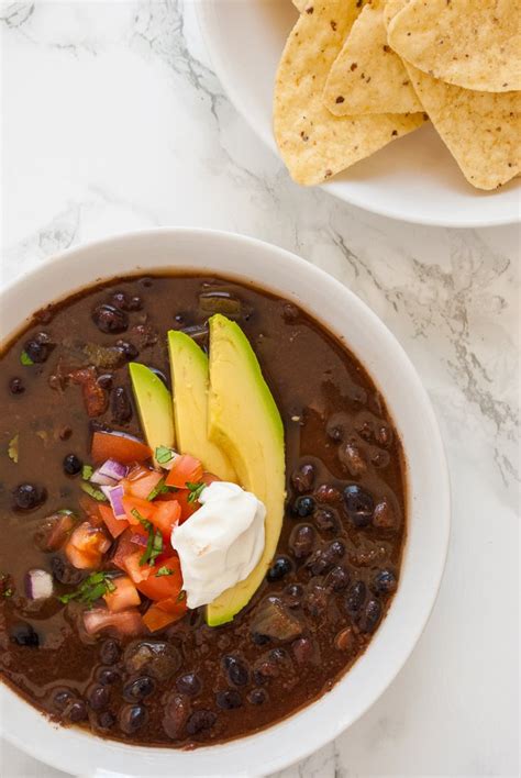 instant-pot-black-bean-soup-love-good-stuff image