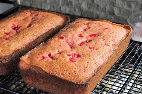 glazed-cherry-almond-sweet-bread-butter-with image