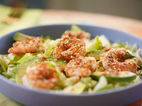 shrimp-and-chopped-iceberg-salad-with-ginger image