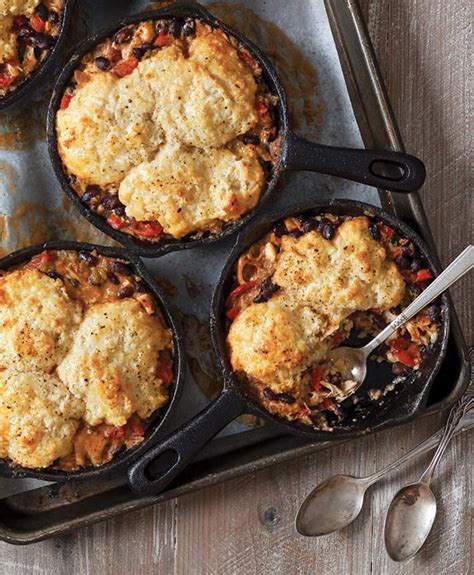 mexican-chicken-pot-pies-southern-cast-iron image